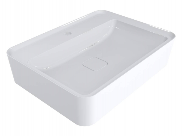 Раковина для ванної Miraggio Marrakesh 600 мармур мармур Miramarble білий 0000217