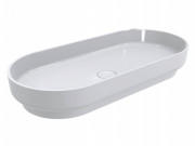 Раковина для ванної Miraggio Marta 900 литий мармур Miramarble білий 0000692