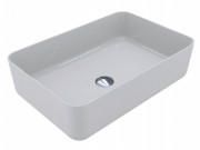 Раковина для ванної Miraggio San Martin 60х40 см литий мармур Miramarble білий 0000237