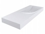 Раковина для ванной Miraggio Viola 1200 литой мрамор Miramarble белый 0000620