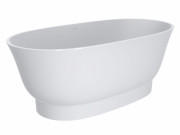 Ванна из искусственного камня Miraggio Molly 160х80 см Miramarble белый 0000964