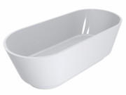 Ванна из искусственного камня Miraggio Siena 180х80 см Miramarble белый 0000936