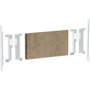 Монтажная пластина Geberit Duofix для умывальника с тумбой и двумя сливными гарнитурами 111.056.00.1