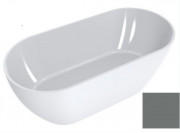 Ванна зі штучного каменю Miraggio Greenland 168х80,5 см Miramarble мишачо-сірий 0001527