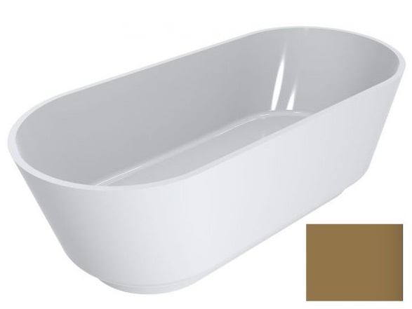 Ванна из искусственного камня Miraggio Siena 180х80 см Miramarble перламутрово-золотой 0001714