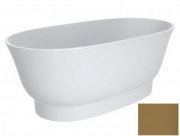 Ванна из искусственного камня Miraggio Molly 160х80 см Miramarble перламутрово-золотой 0001718