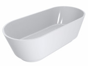 Ванна из искусственного камня Miraggio Siena 180х80 см Miramarble белый матовый 0000937