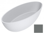 Ванна зі штучного каменю Miraggio Madonna 180х80 см Mirasoft Technology мишаче-сірий матовий 0001682