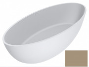 Ванна из искусственного камня Miraggio Madonna 180х80 см Mirasoft Technology серо-бежевый матовый 0001688