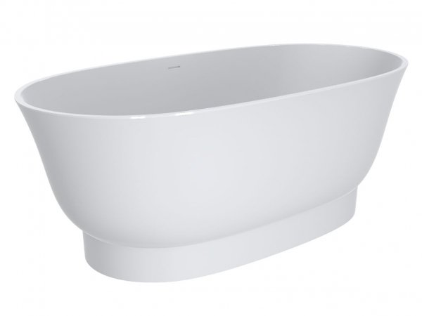 Ванна из искусственного камня Miraggio Molly 160х80 см Miramarble белый матовый 0000978