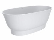 Ванна зі штучного каменю Miraggio Molly 160х80 см Miramarble білий матовий 0000978