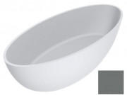 Ванна из искусственного камня Miraggio Madonna 180х80 см Mirasoft Technology мышино-серый матовый 0001682