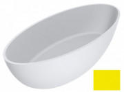 Ванна із штучного каменю Miraggio Madonna 180х80 см Mirasoft Technology люмінесцентний жовтий матовий 0001686