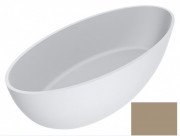 Ванна із штучного каменю Miraggio Madonna 180х80 см Mirasoft Technology сіро-бежевий матовий 0001688