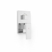 Смеситель для душа Tres Cuadro-Tres (2 канала) встраиваемый однорычажный хром 10628001