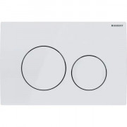 Кнопка смыва Geberit Delta20 двойной смыв пластик альпийский белый 115.127.11.1