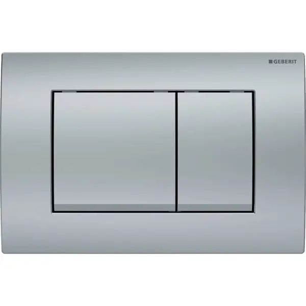 Кнопка смыва Geberit Delta30 двойной смыв пластик хром матовый 115.137.46.1