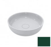 Раковина для ванной Miraggio Moon Ø40 см литой мрамор Miramarble зеленый мох матовый 0000686