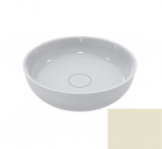 Раковина для ванной Miraggio Moon Ø40 см литой мрамор Miramarble жемчужно-белый 0000904