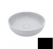 Раковина для ванной Miraggio Moon Ø40 см литой мрамор Miramarble черный 0000949