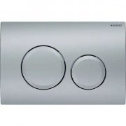 Кнопка змиву Geberit Delta20 подвійний змив пластик хром матовий 115.127.46.1