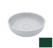 Раковина для ванной Miraggio Moon Ø40 см литой мрамор Miramarble зеленый мох матовый 0000686