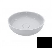 Раковина для ванної Miraggio Moon Ø40 см литий мармур Miramarble чорний 0000949