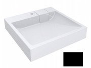 Раковина для ванної Miraggio Tallin 60,3х59,8 см литий мармур Miramarble чорний матовий 0000356