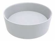 Раковина для ванной Miraggio Lola Ø45 см литой мрамор Miramarble белый матовый 0000673