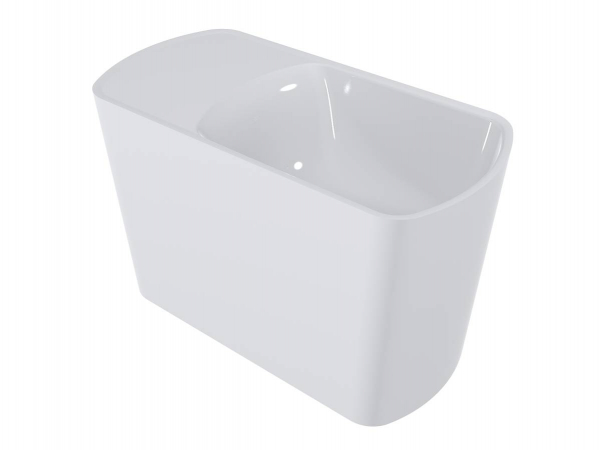 Раковина для ванної Miraggio Helix R 450 литий мармур Miramarble білий матовий 0001630