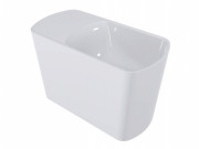 Раковина для ванної Miraggio Helix R 450 литий мармур Miramarble білий матовий 0001630