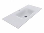 Раковина для ванної Miraggio Jessel 1000 литий мармур Miramarble білий матовий 0000797