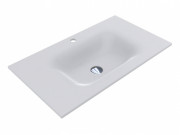 Раковина для ванной Miraggio Jessel 800 литой мрамор Miramarble белый матовый 0000749