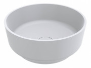 Раковина для ванной Miraggio Marta 420 литой мрамор Miramarble белый матовый 0000730