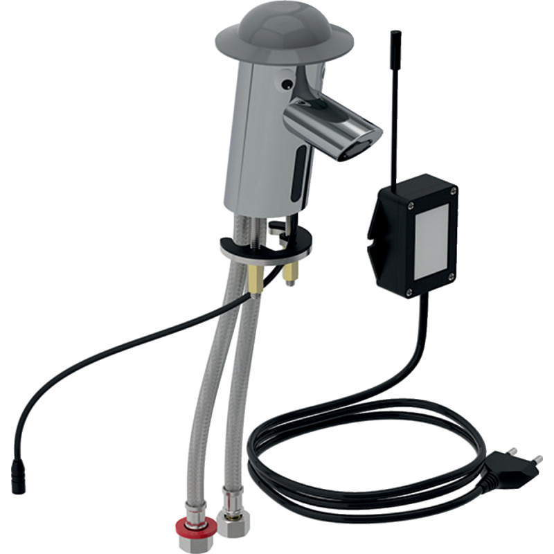 Змішувач для раковини Geberit Bambini безконтактний робота від мережі хром глянцевий 116.209.21.1