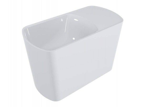 Раковина для ванной Miraggio Helix L 450 литой мрамор Miramarble белый матовый 0001629