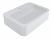 Раковина для ванної Miraggio Kelley 55х41 см литий мармур Miramarble білий матовий 0000945