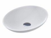 Раковина для ванної Miraggio Kristina 50х35 см литий мармур Miramarble білий матовий 0000762