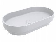 Раковина для ванной Miraggio Marta 750 литой мрамор Miramarble белый матовый 0000729