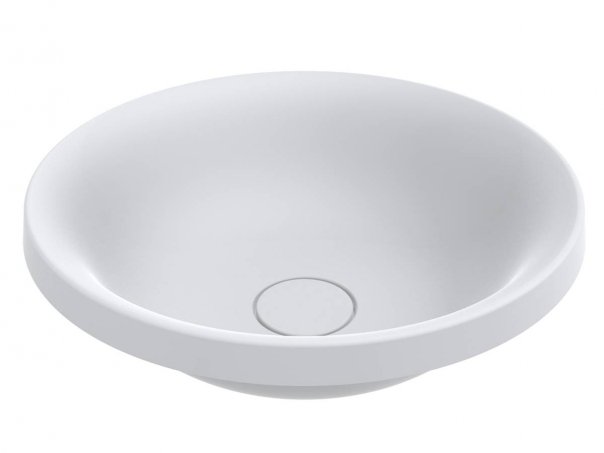 Раковина для ванної Miraggio Siena Ø44 см литий мармур Miramarble білий матовий 0000769