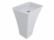 Раковина для ванної Miraggio Sunny 60х45 см литий мармур Miramarble білий матовий 0001250