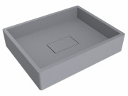 Раковина для ванной Miraggio Capri 49,4х39,5 см кварцевый песок Mirastone серый 0000391