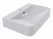 Раковина для ванной Miraggio Chamonix 65,5х43,2 см литой мрамор Mirasoft Technology белый 0001592