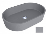 Раковина для ванной Miraggio Sorrento 55х35,1 см кварцевый песок Mirastone серый камень 0000443