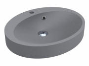 Раковина для ванної Miraggio Devon 55х44,9 см кварцовий пісок Mirastone сірий 0000993