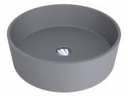 Раковина для ванної Miraggio Sofia Ø47,7 см кварцовий пісок Mirastone сірий 0000979