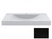 Раковина для ванної Miraggio Fly 1000 кварцовий пісок Mirastone чорний 0001448