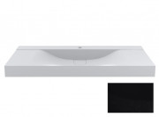 Раковина для ванної Miraggio Fly 1200 кварцовий пісок Mirastone чорний 0001455