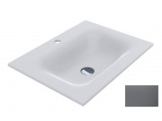 Раковина для ванної Miraggio Jessel 600 кварцовий пісок Mirastone сірий 0001463