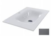 Раковина для ванної Miraggio Jessel 700 кварцовий пісок Mirastone сірий 0001465